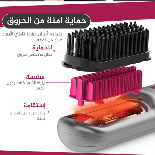 Mini Cordless hair straightener